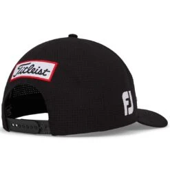 Titleist Tour Featherweight Hat -Golf Promotion Store titleist 2023 tour featherweight hat black white back itempicture