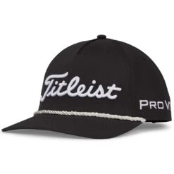 Titleist Tour Rope Hat -Golf Promotion Store titleist 2023 tour rope hat black white itempicture