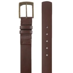 TravisMathew Jinx Leather Belt -Golf Promotion Store travismathew jinx leather belt black dark brown itempicture